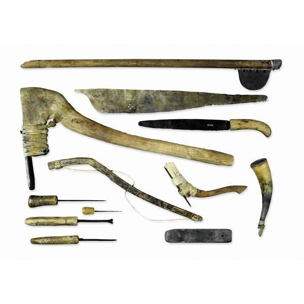 Group of bronze tools for woodworking