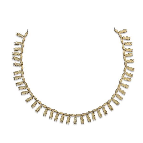 Gold Taweret necklace