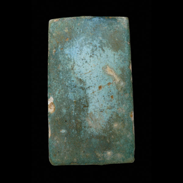 Faience tile from the Step Pyramid of Djoser